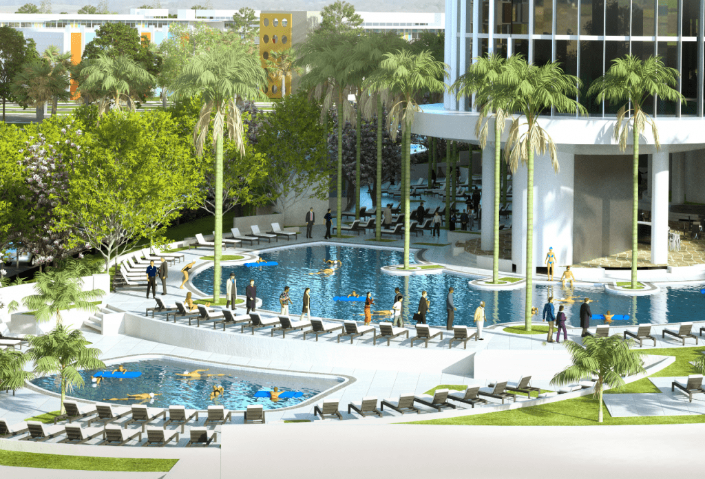 Pool at Universal's Aventura Hotel