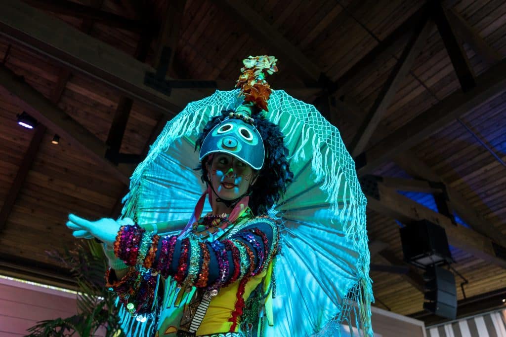 A performer at Caribbean Carnaval at Sapphire Falls Resort