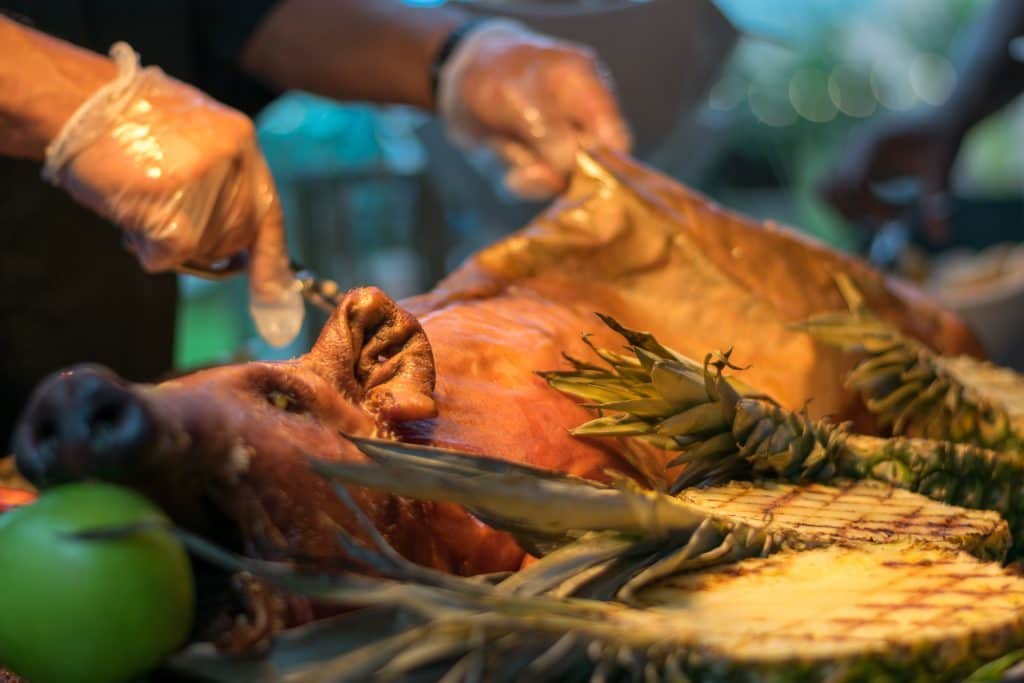 Mojo Roasted Pig at Caribbean Carnaval at Universal's Sapphire Falls Resort