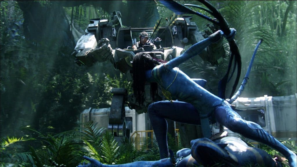 The war between humans and Na'vi in Avatar