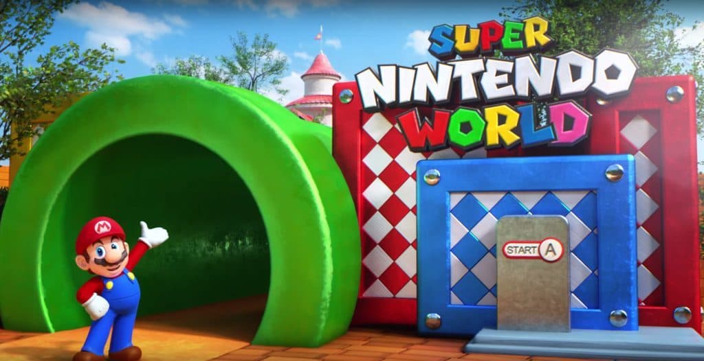 Entrance to Universal's Super Nintendo World