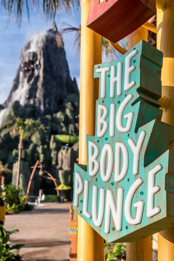 Ko’okiri Body Plunge entrance at Universal's Volcano Bay