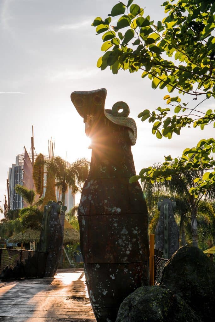 Gator bridge at Universal's Volcano Bay