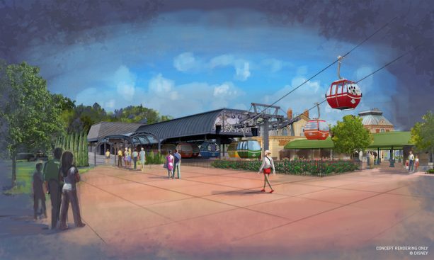 Disney Skyliner Epcot Station