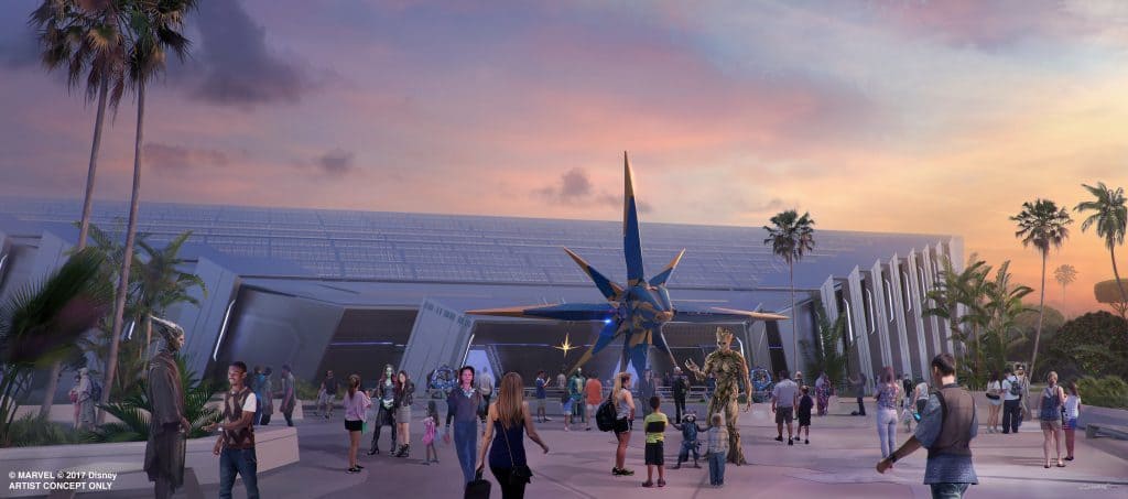 Guardians of the Galaxy coming to Epcot concept art