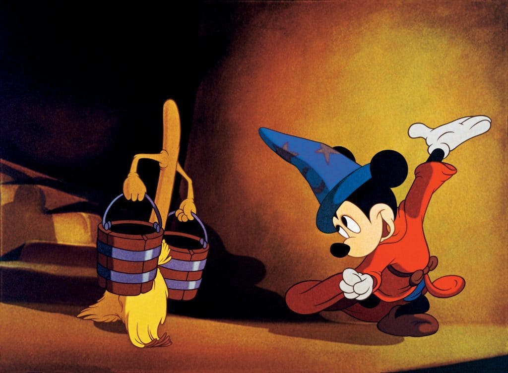 Mickey as the Sorcerer's Apprentice