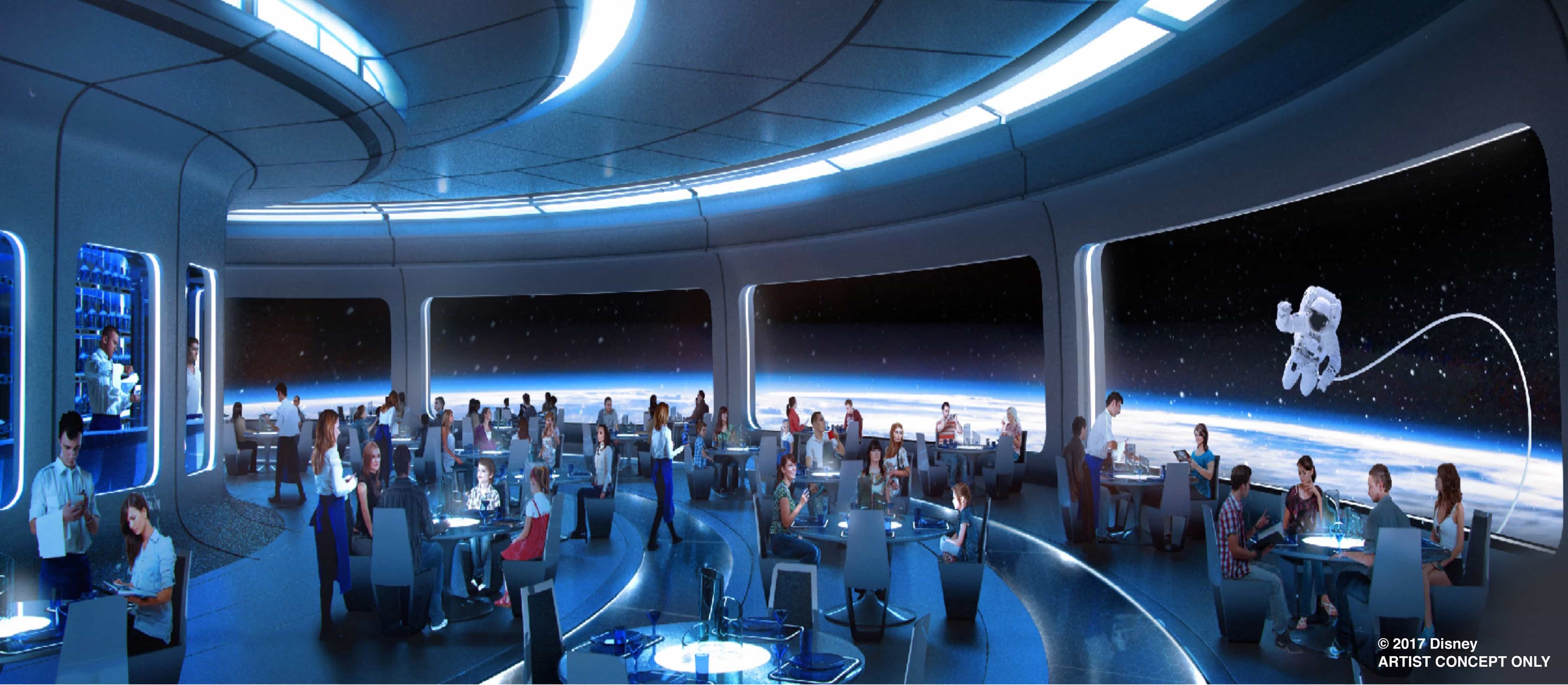 Epcot's new space-themed restaurant