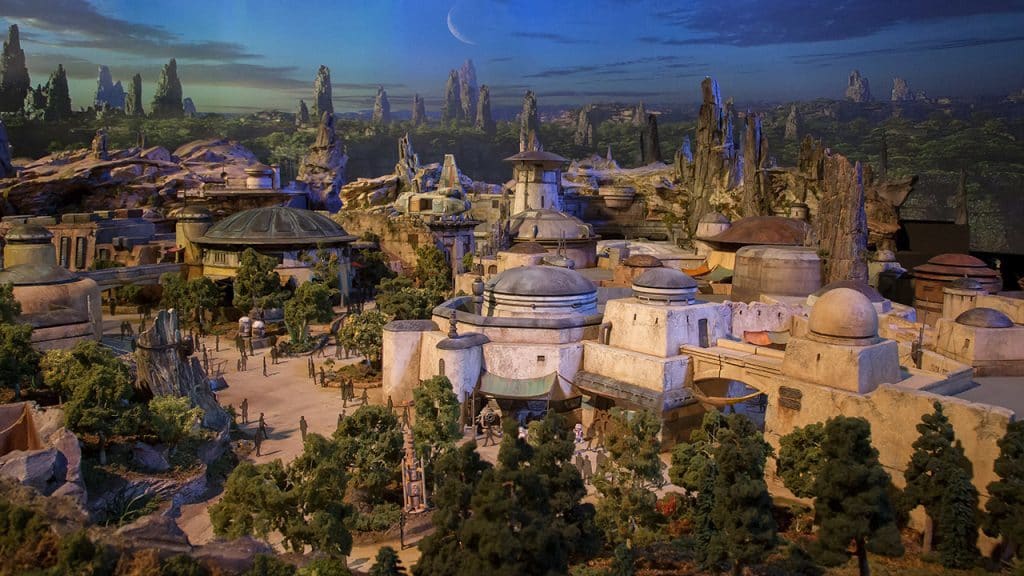 Star Wars Land at Disney's Hollywood Studios model