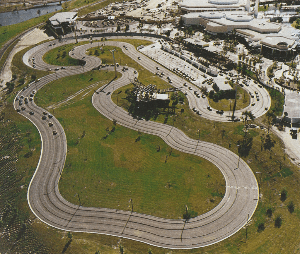 Tomorrowland Speedway's original track