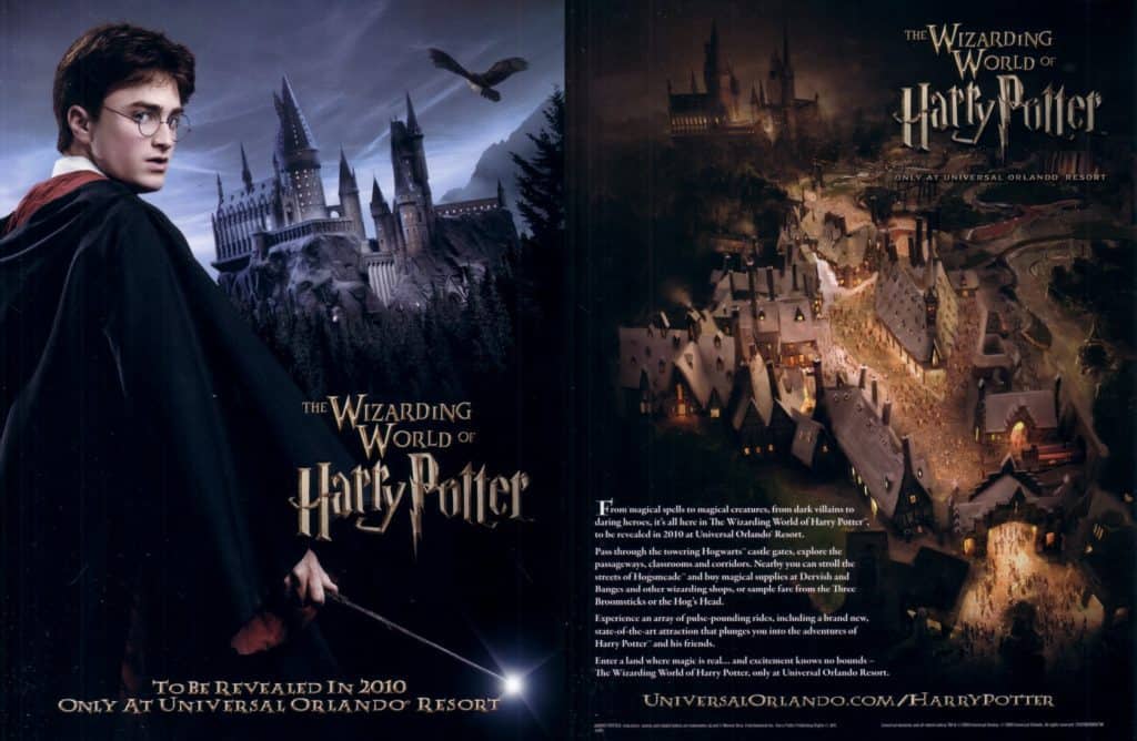 Wizarding World of Harry Potter opening press materials