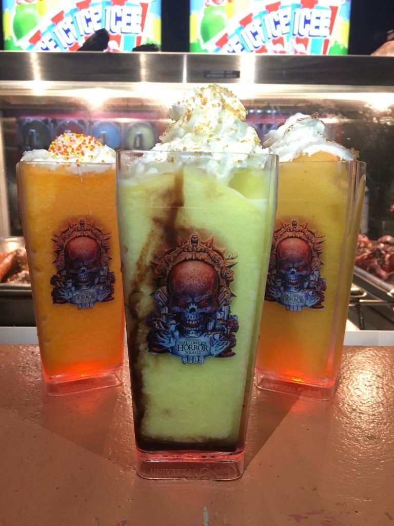 2017 frozen drinks at Universal Orlando's Halloween Horror Nights