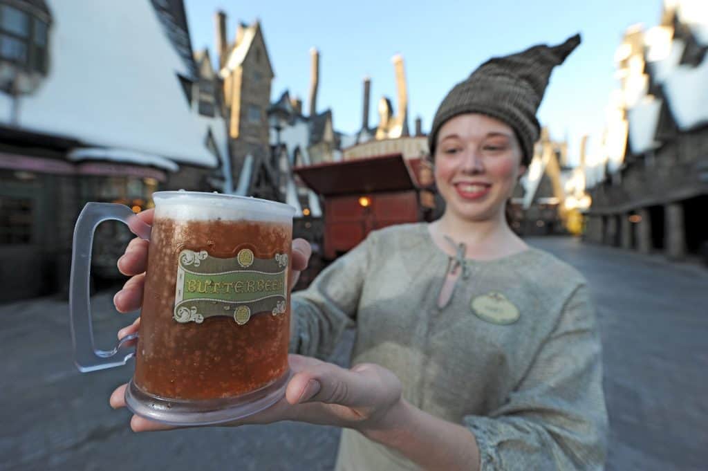 Butterbeer at Unviersal's Wizarding World of Harry Potter