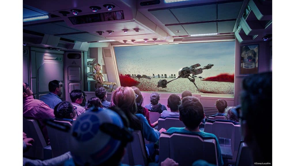 Crait in Star Tours :The Adventures Continue