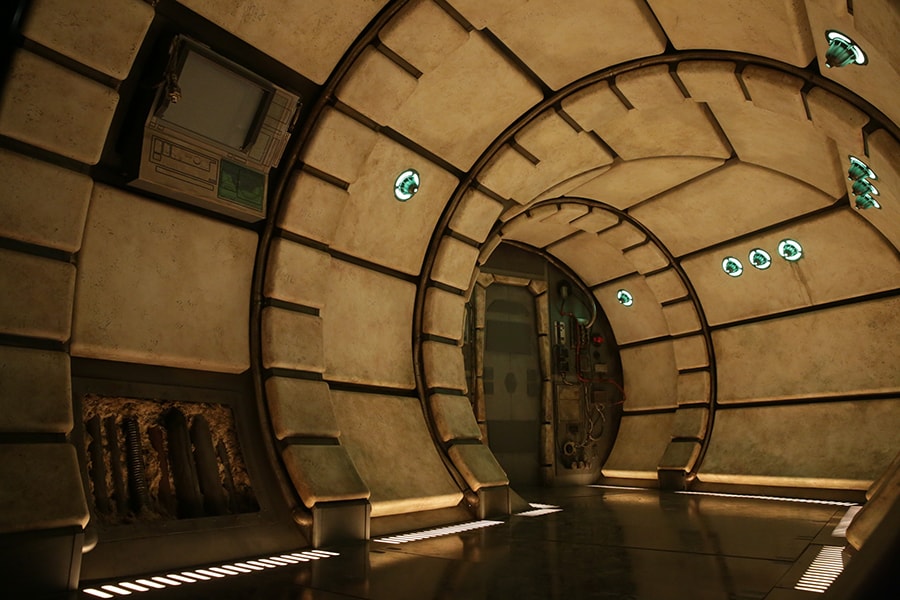 Millennium Falcon at Walt Disney World's Star Wars: Galaxy's Edge