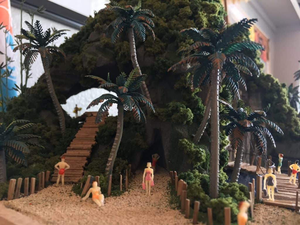 Universal's Volcano Bay Kolby model