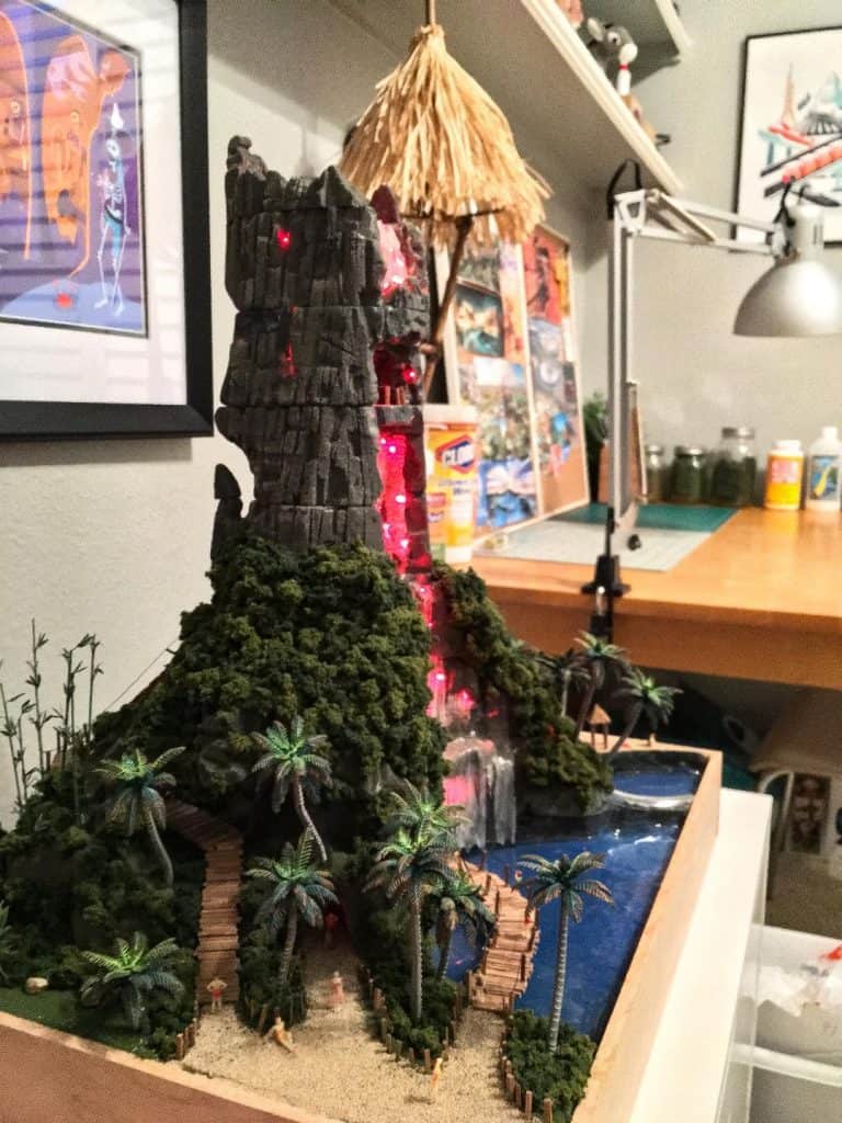 Universal's Volcano Bay Kolby model