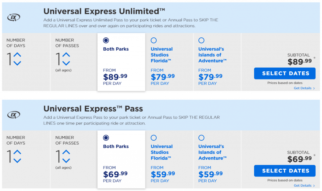 Universal Orlando Express Passes complete insider's guide Orlando