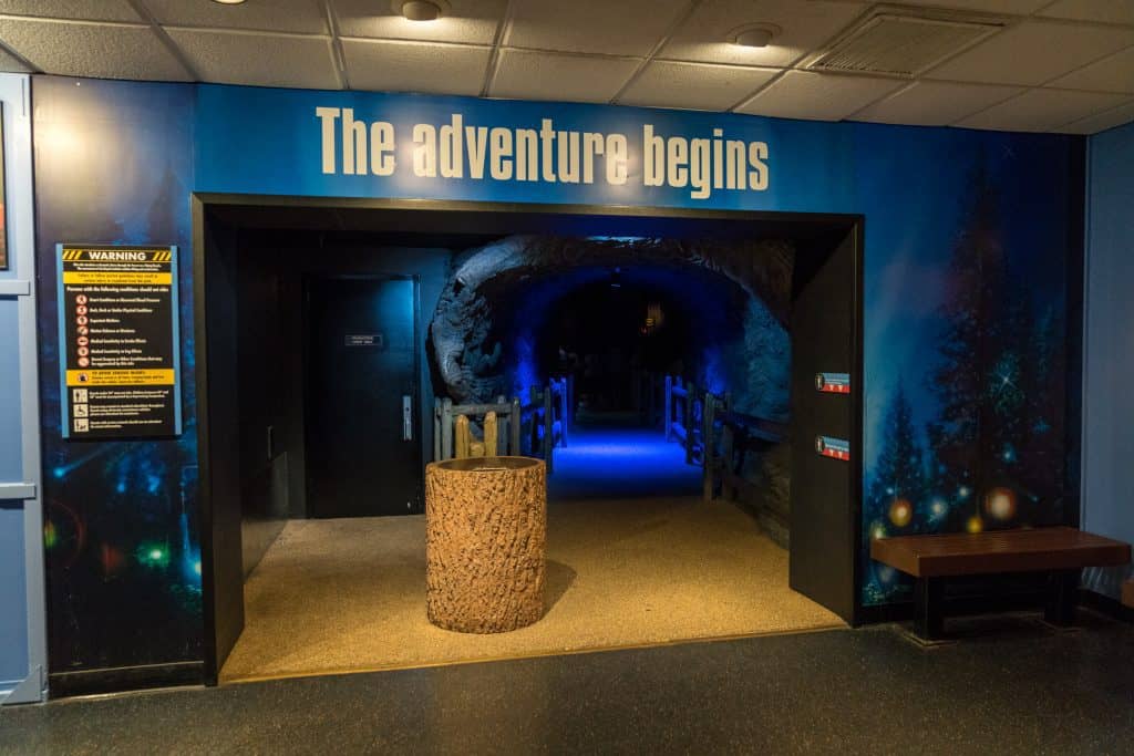 E.T. Adventure queue at Universal Studios Florida