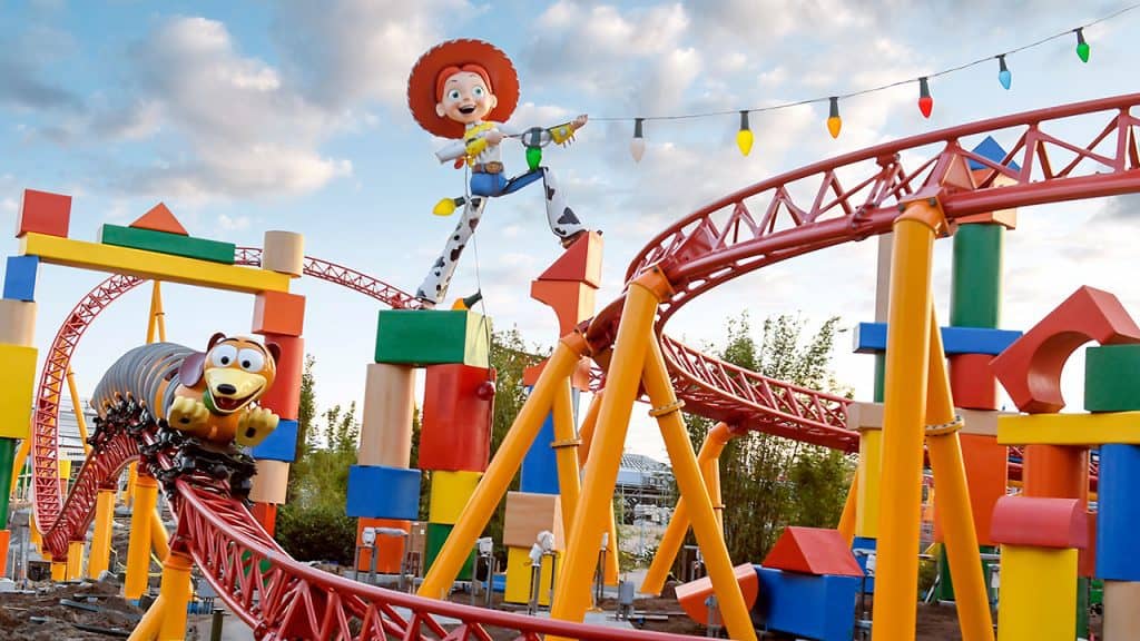 Slinky Dog Dash at Disney World's Toy Story Land