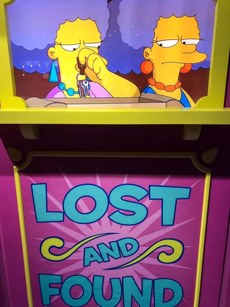 The Simpsons Ride's queue