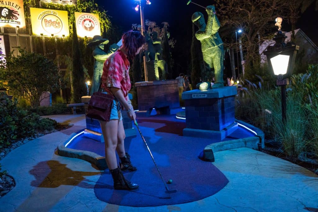 The Haunting of Ghostly Greens at Hollywood Drive-In Golf