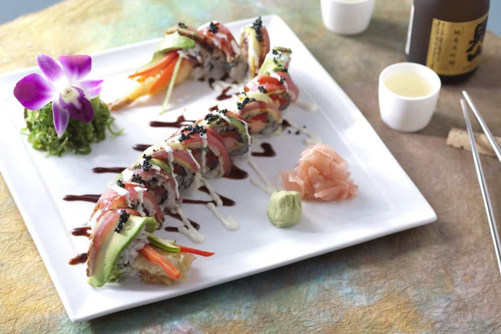 Dragon Roll at California Grill