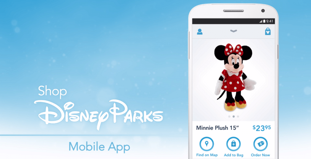 The shopDisney app