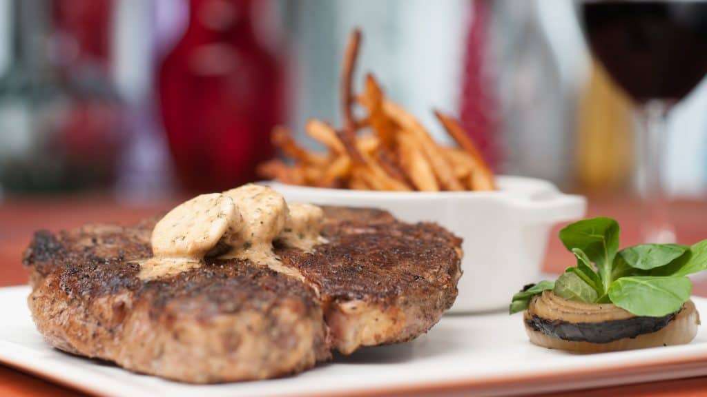 Steak from Yachtsman Steakhouse