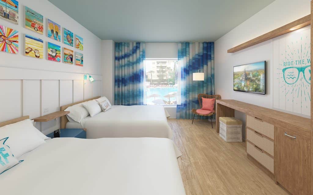 Universal's Endless Summer Resort Surfside Suite concept art