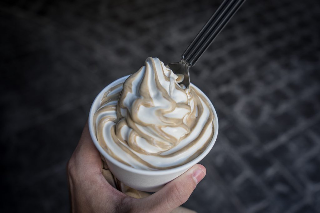 Butterbeer ice cream at Universal Orlando Resort