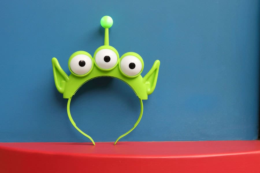 Alien headband at Disney World's Toy Story Land