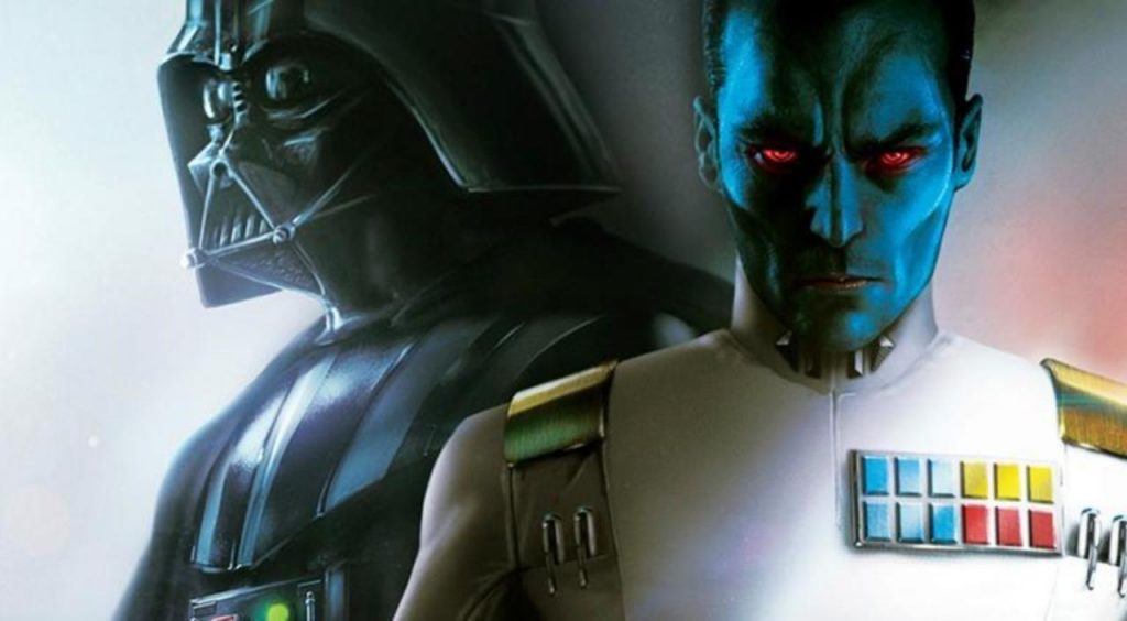 Darth Vader and Thrawn on Batuu