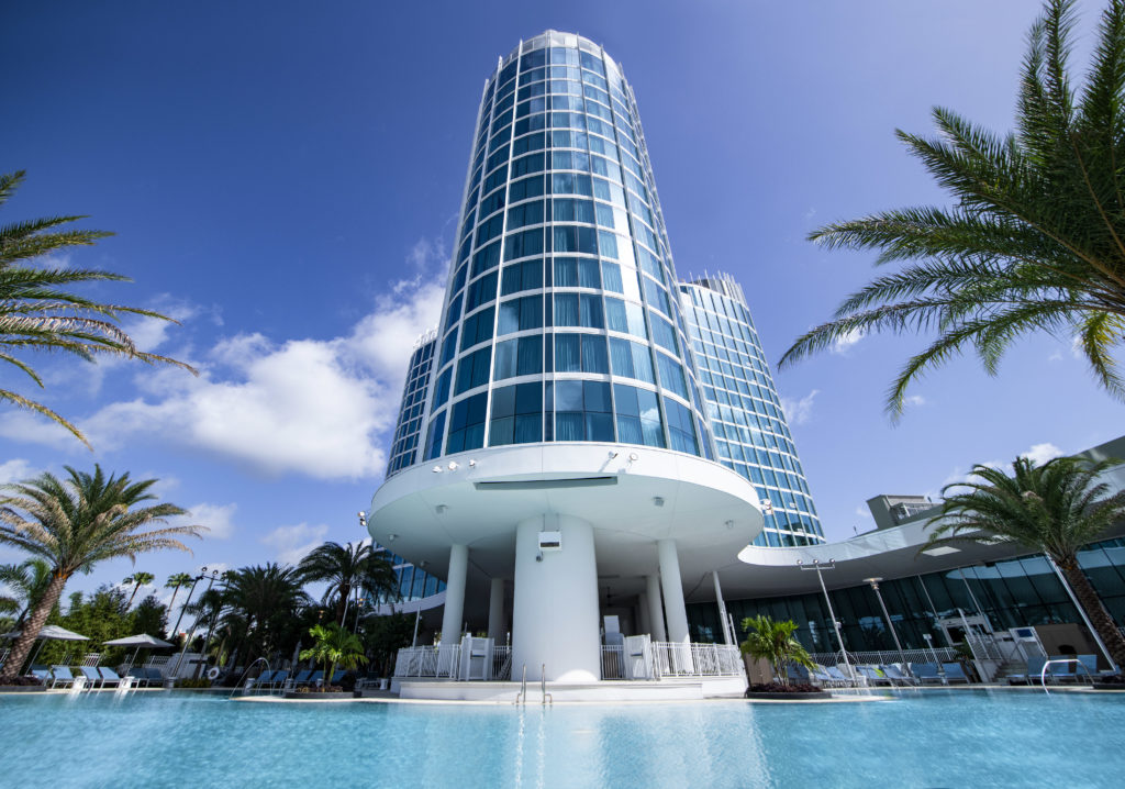 The pool at Universal's Aventura Hotel