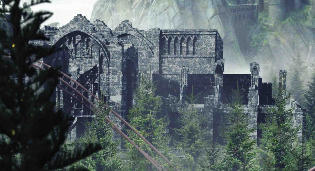 New Harry Potter roller coaster – ruins