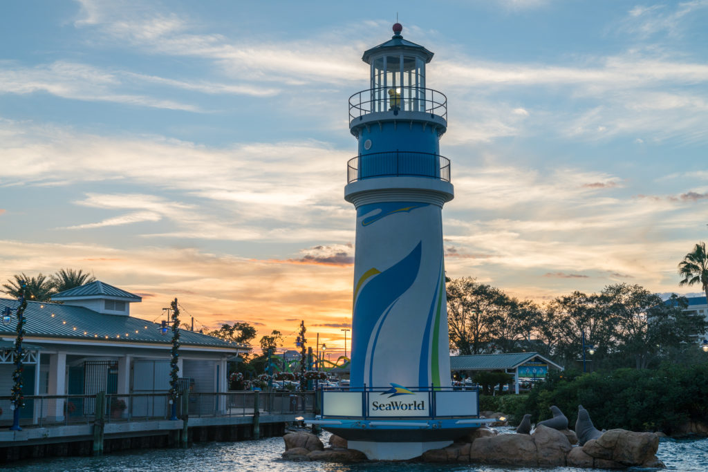 SeaWorld Orlando's entrance