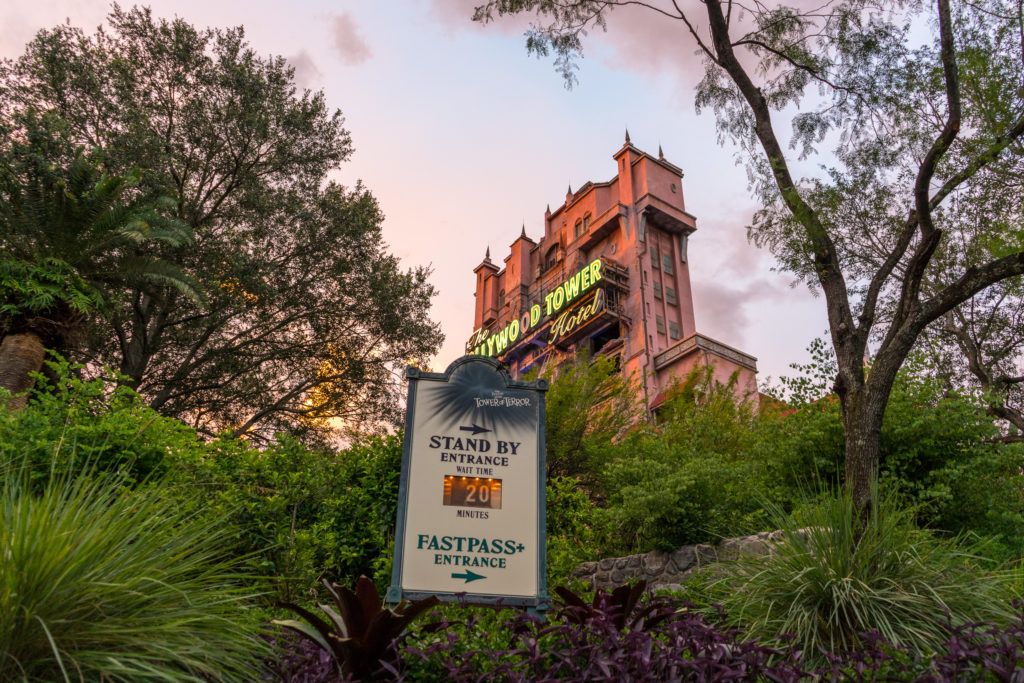 The Twilight Zone Tower of Terror at Disney's Hollywood Studios