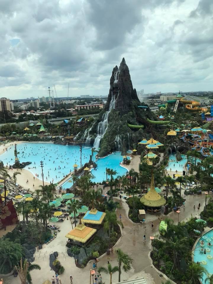 Volcano View room at Cabana Bay Beach Resort