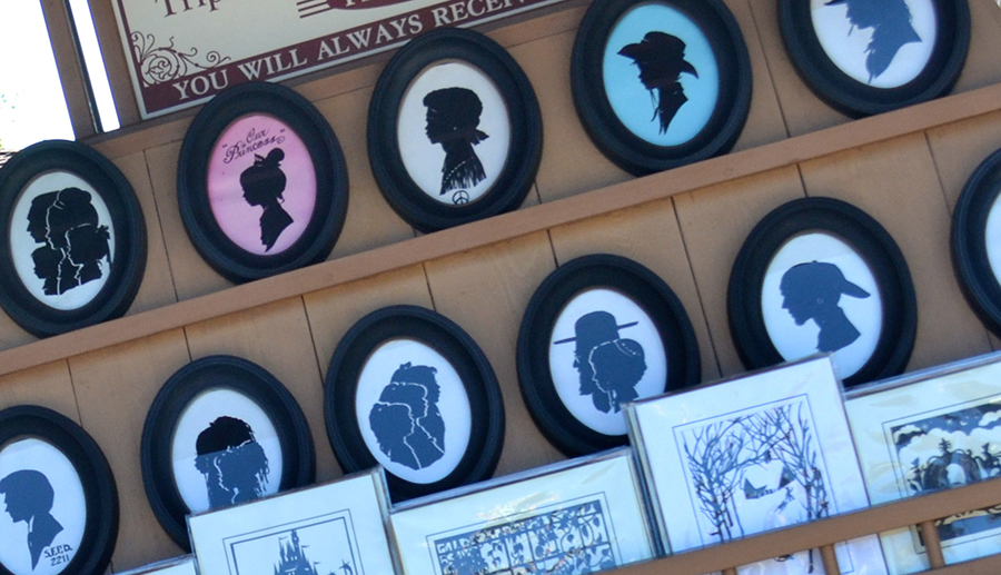 Walt Disney World silhouette souvenirs