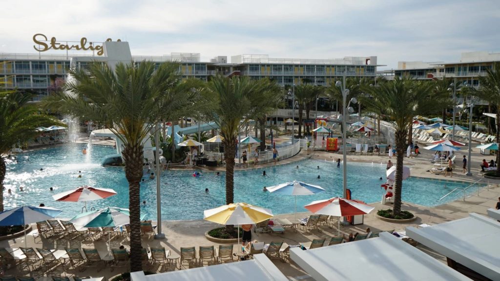 Cabana Bay Beach Resort's North Courtyard pool at Universal Orlando