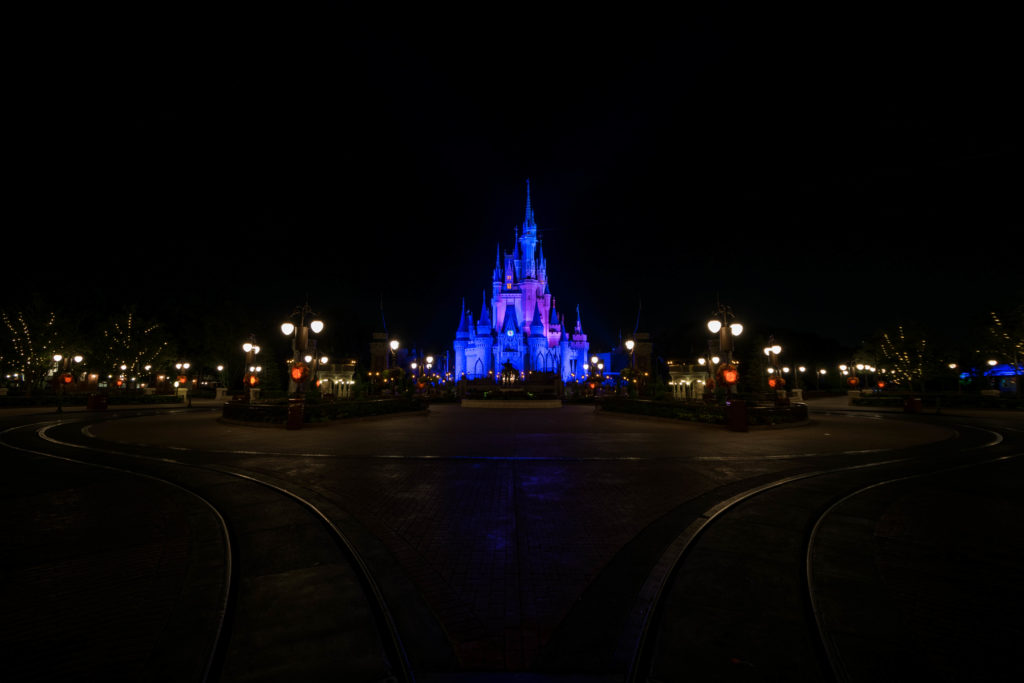 Fall decor at Magic Kingdom