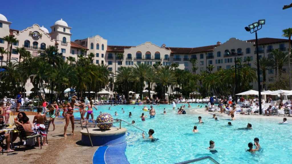 Hard Rock Hotel's pool at Universal Orlando