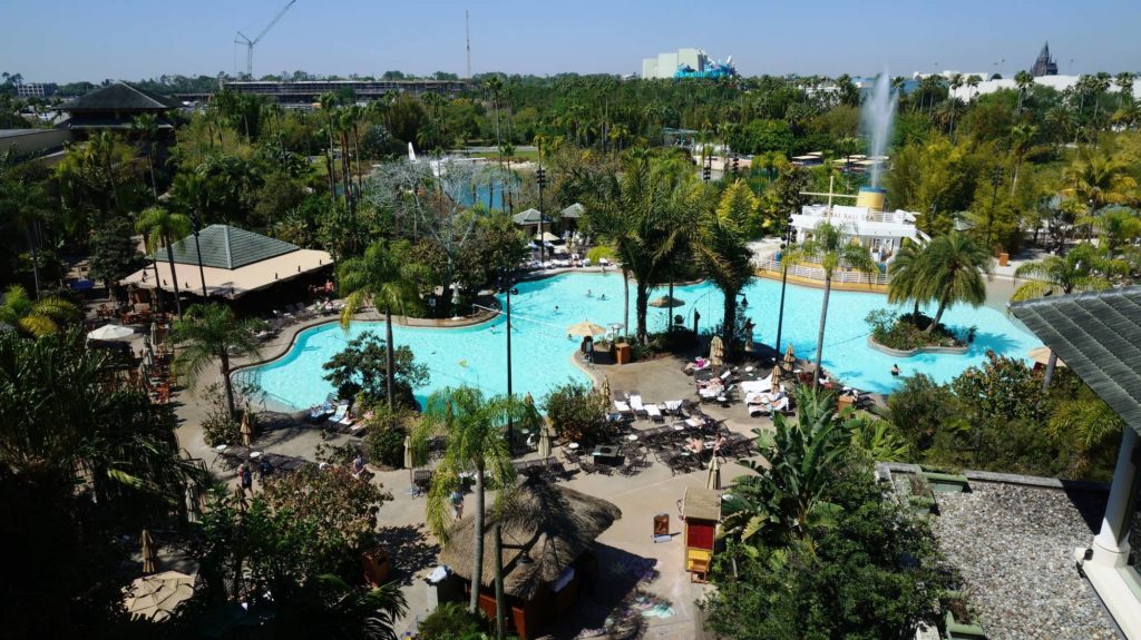 Royal Pacific Resort's pool at Universal Orlando