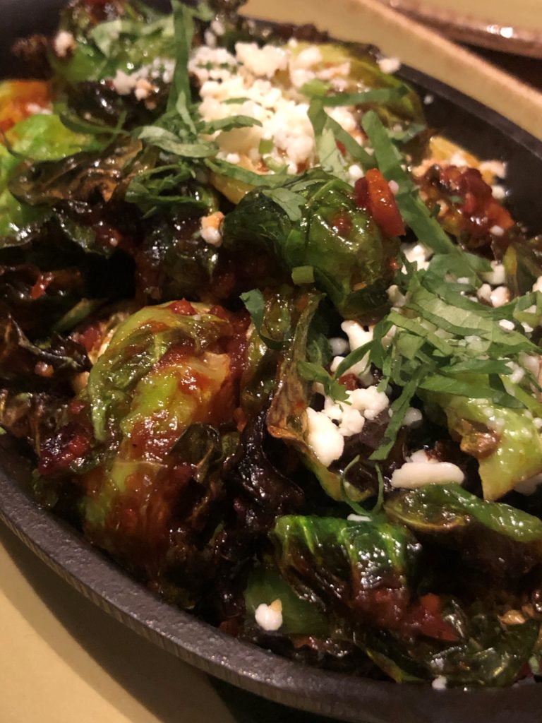 Brussels sprouts at Frontera Cocina