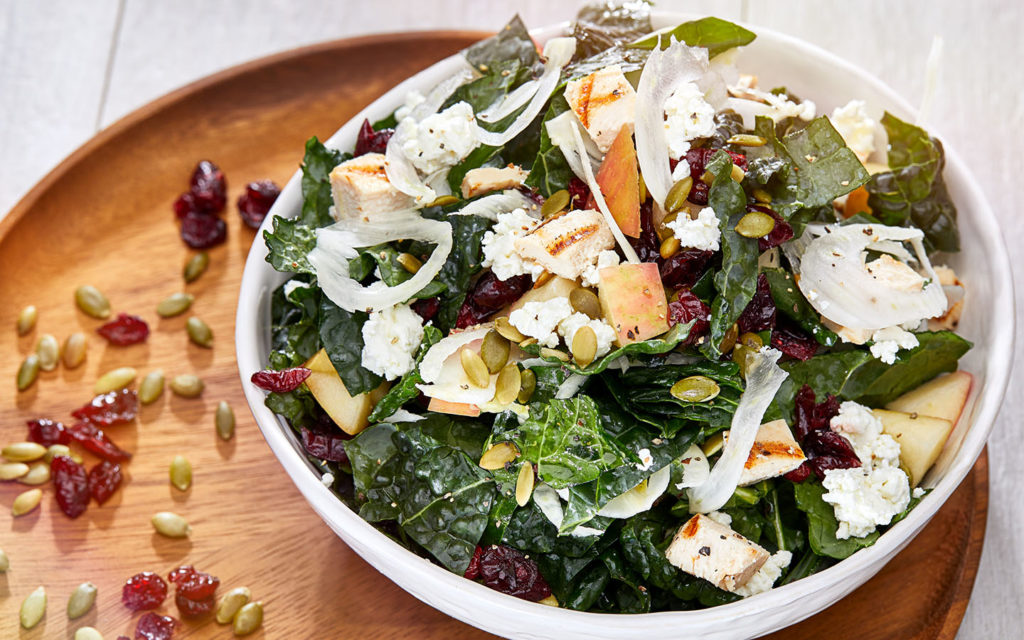 Kale with Oven-Roasted Chicken Salad at Today Cafe at Universal Studios Florida