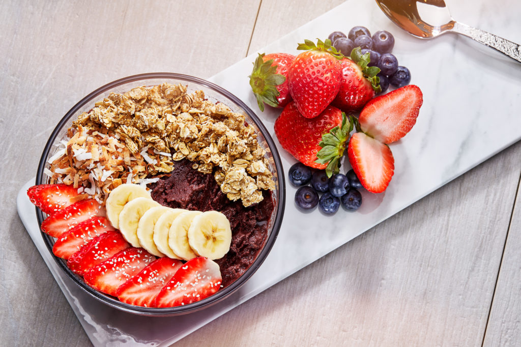 Organic Acai Bowl at Today Cafe at Universal Studios Florida