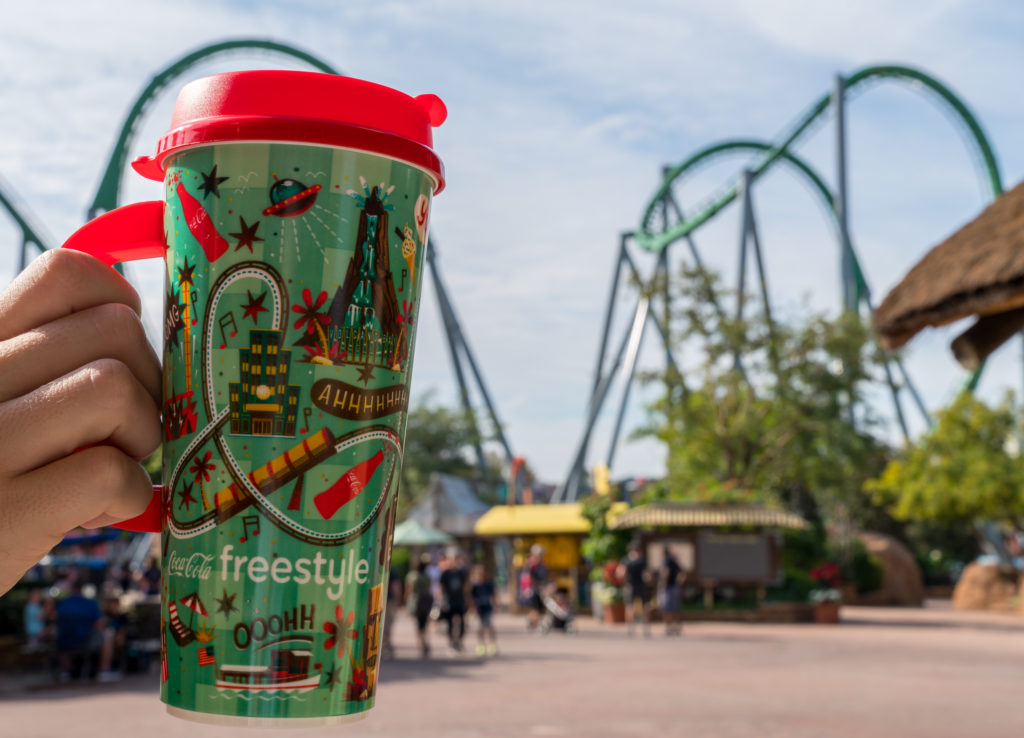 Coke Freestyle cup at Universal Orlando Resort