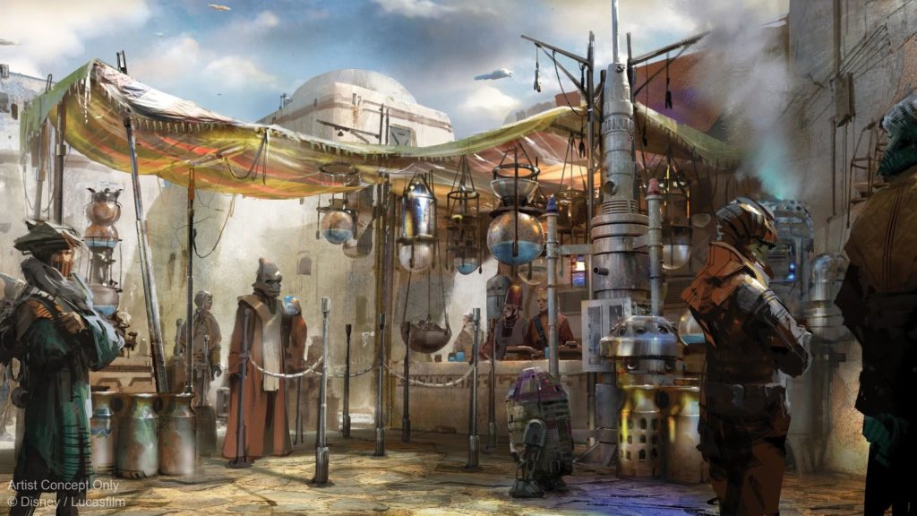 The Milk Stand at Star Wars: Galaxy's Edge