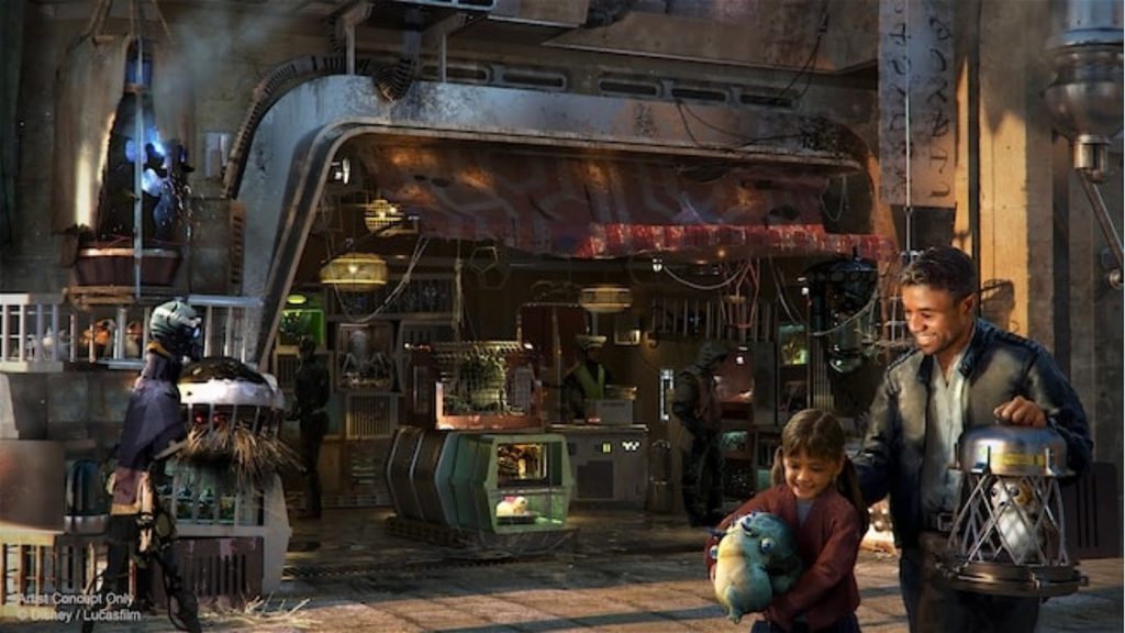 Creature Stall at Star Wars: Galaxy's Edge