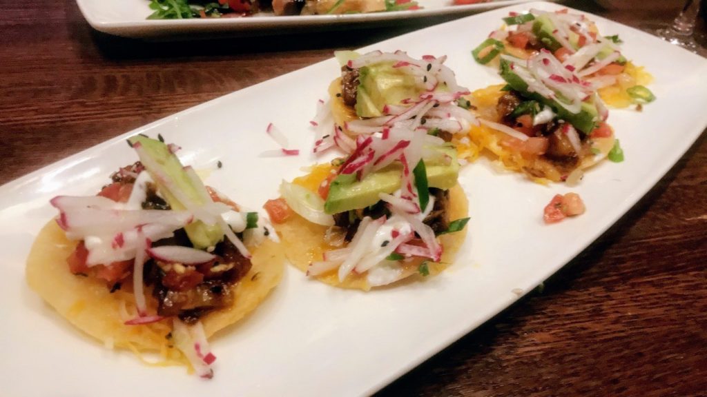 Cooper's Hawk's award-winning Asian Pork Belly Tostadas