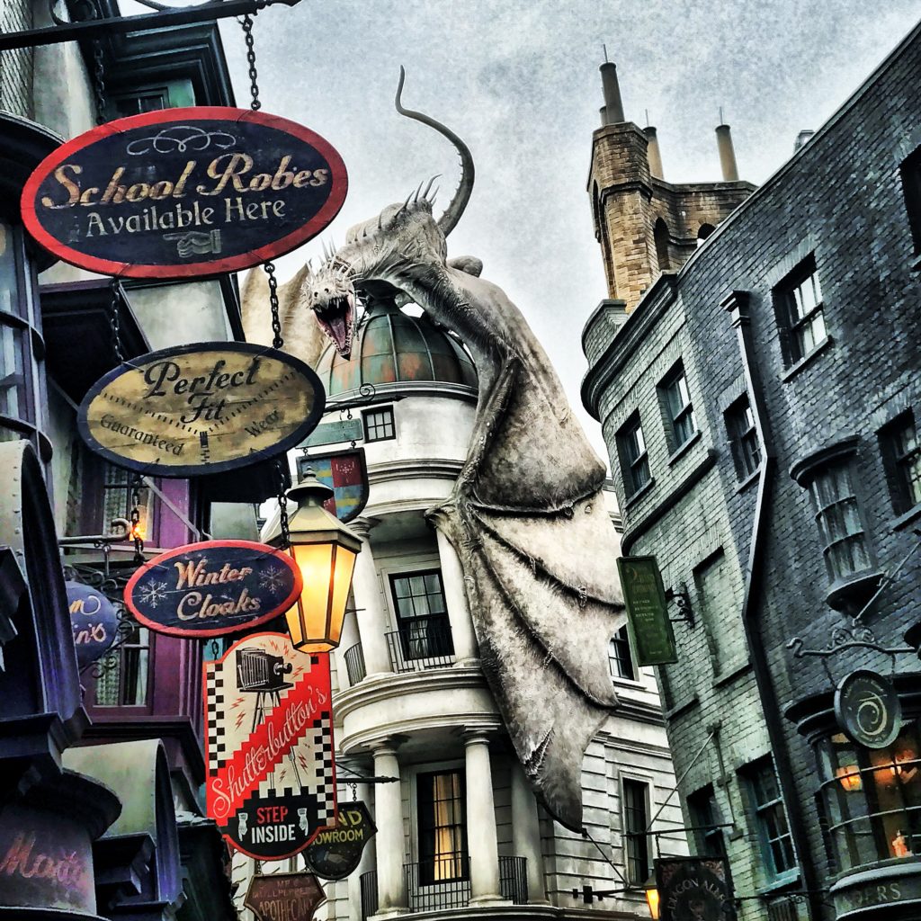 Gringotts Bank, home to Harry Potter and the Escape from Gringotts